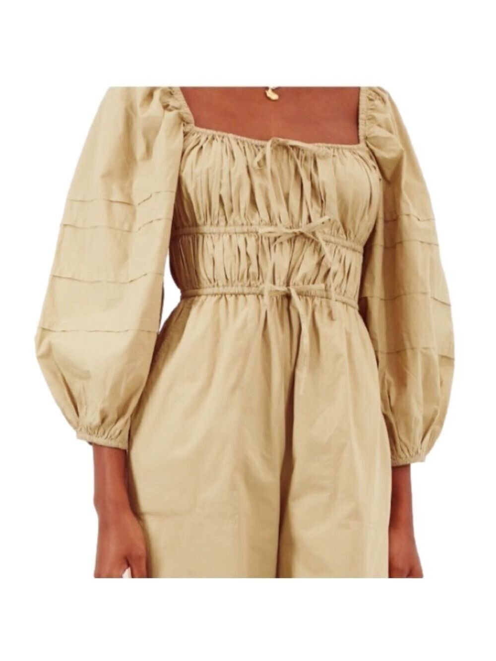 Ulla Johnson Amalie Boho Cotton Jumpsuit Romper NWT - Picture 7 of 12